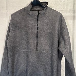 Men's Gray Half Fleece Zip from Pacific Northwest Sportswear